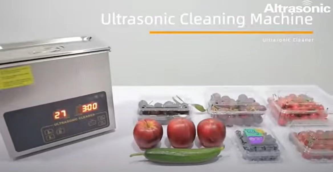 超音波洗浄機はどのようにして果物や野菜を洗浄するのですか？